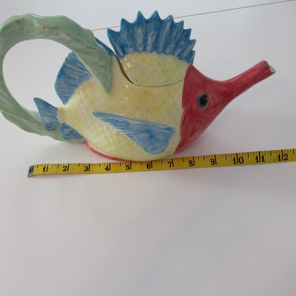 Ceramic Whimsical Tea Pot - Picture 7 of 8